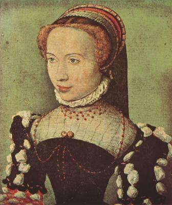 CORNEILLE DE LYON Portrait of Gabrielle de Roche-chouart (mk08) Germany oil painting art